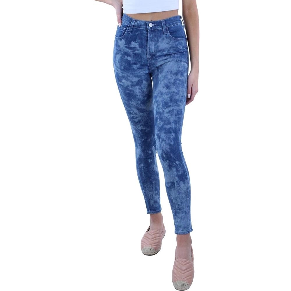 J Brand Leenah High-Rise Skinny Jeans in Pooled